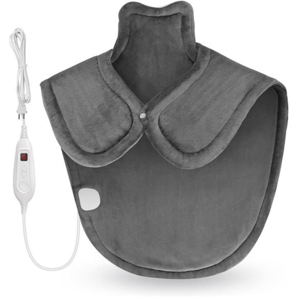 Wearable Weighted Heating Pad, 6 Heat Levels &Auto Shut Off
